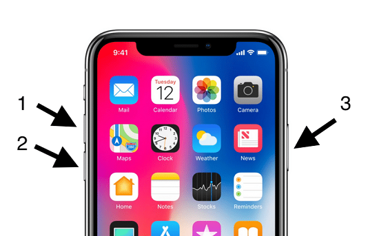 Hard Reset iPhone X