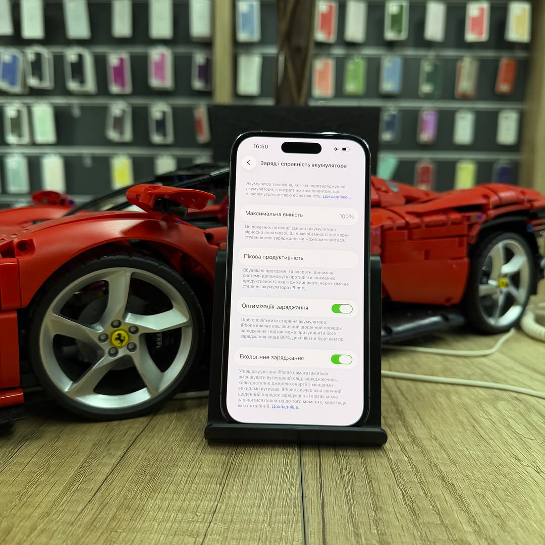 Результат замены аккумулятора iPhone 14 Pro в сервисе iXpert
