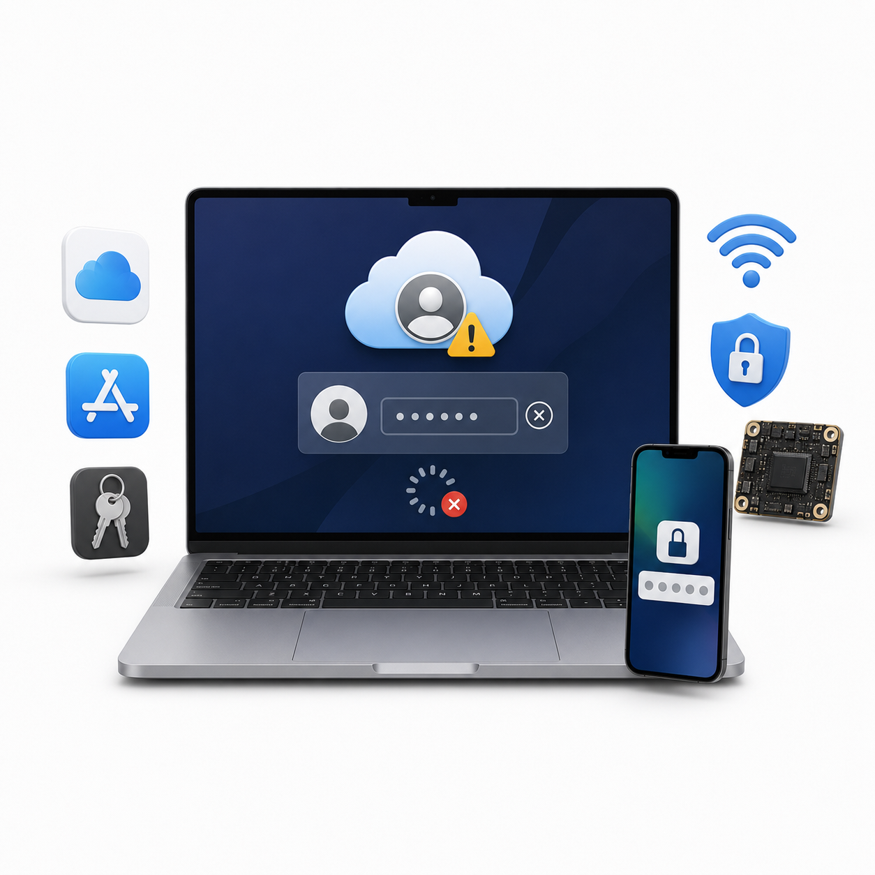 MacBook Pro Retina Intel не входит в Apple ID — ремонт в Харькове