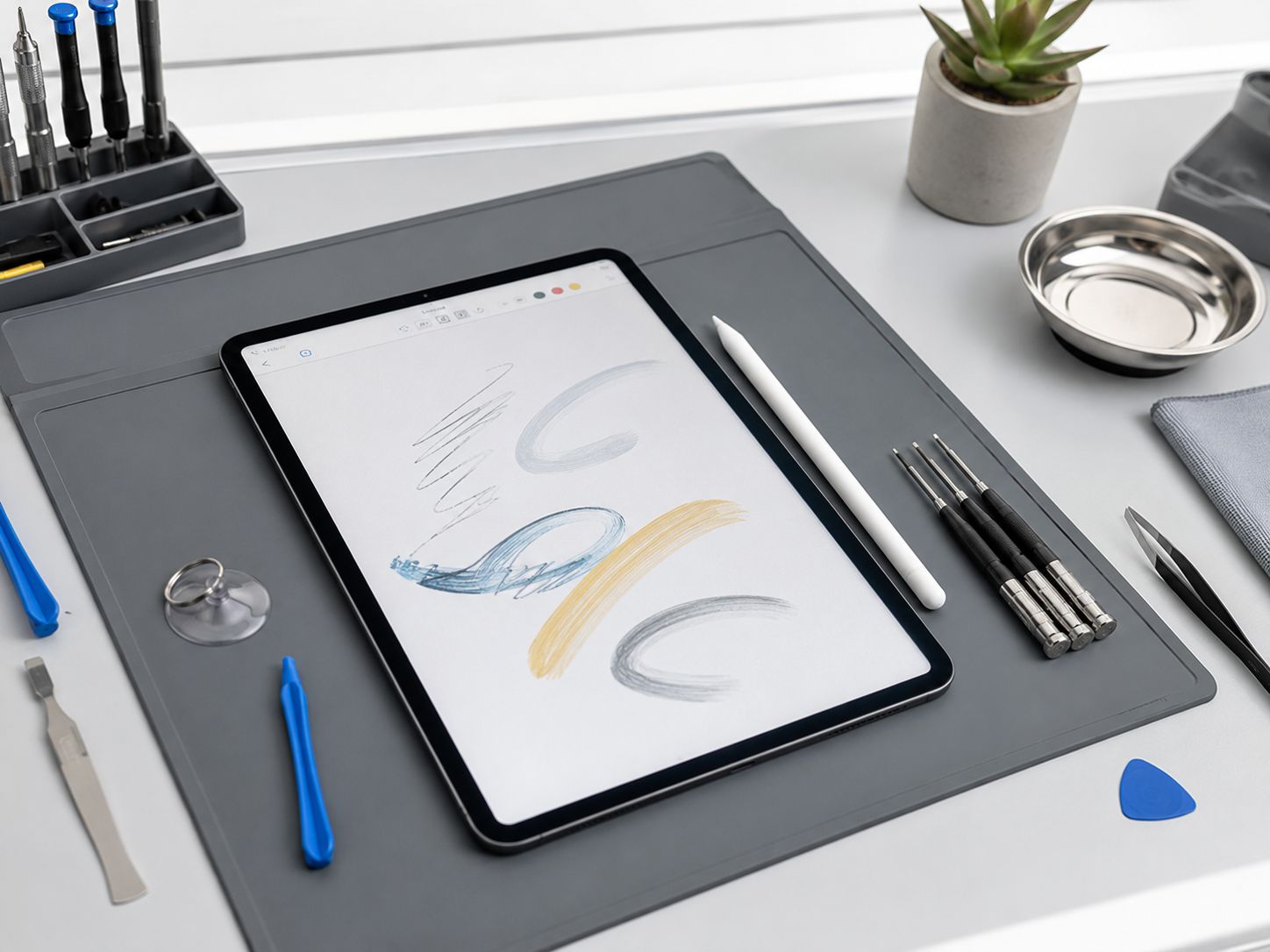 iPad Pro не видит Apple Pencil — диагностика стилуса, дисплея и платы