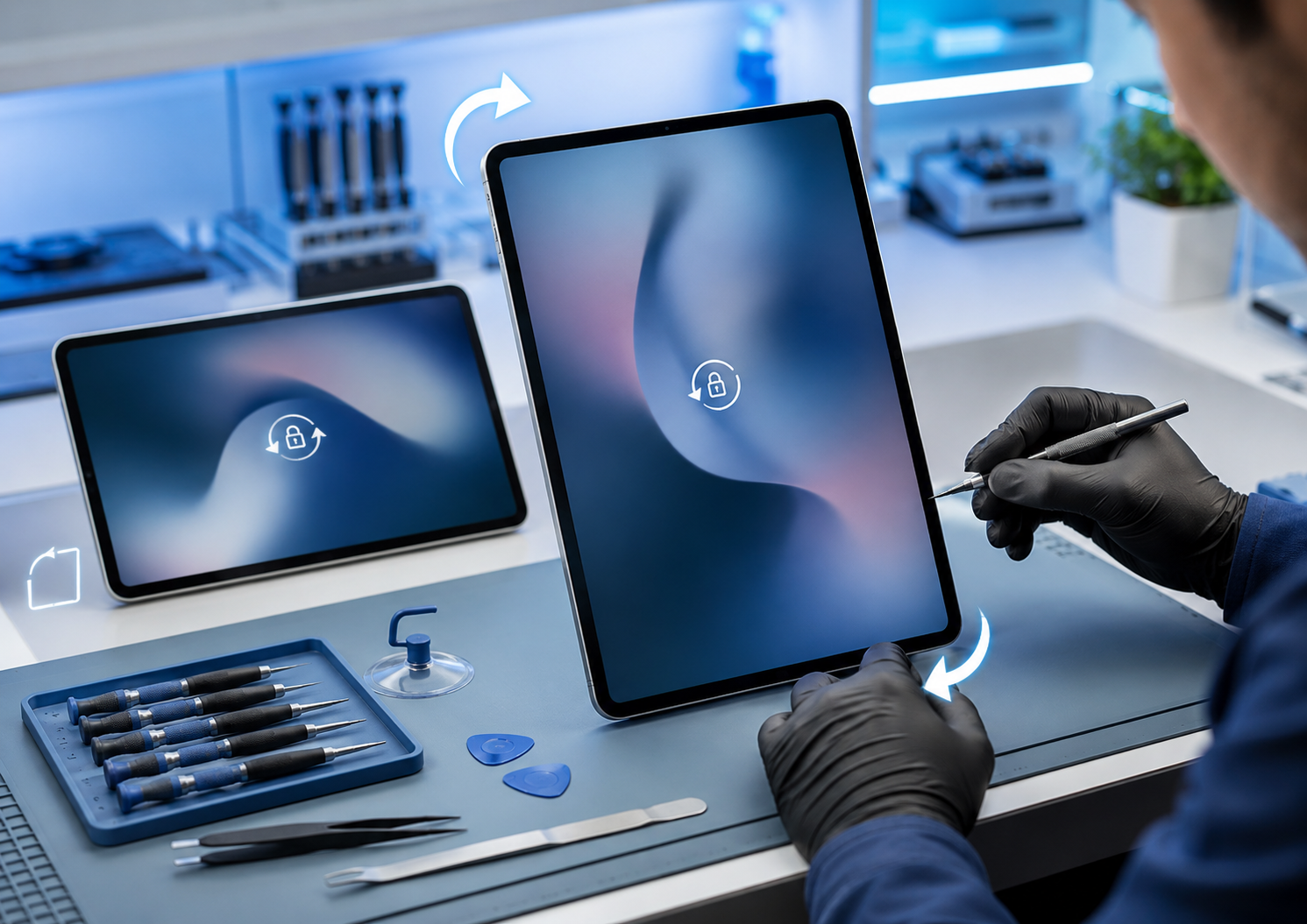 Не поворачивается экран на iPad Pro — диагностика автоповорота и платы
