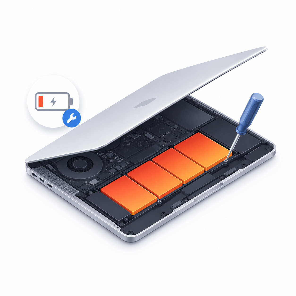 MacBook Pro Retina / Intel замена аккумулятора — диагностика батареи в Харькове