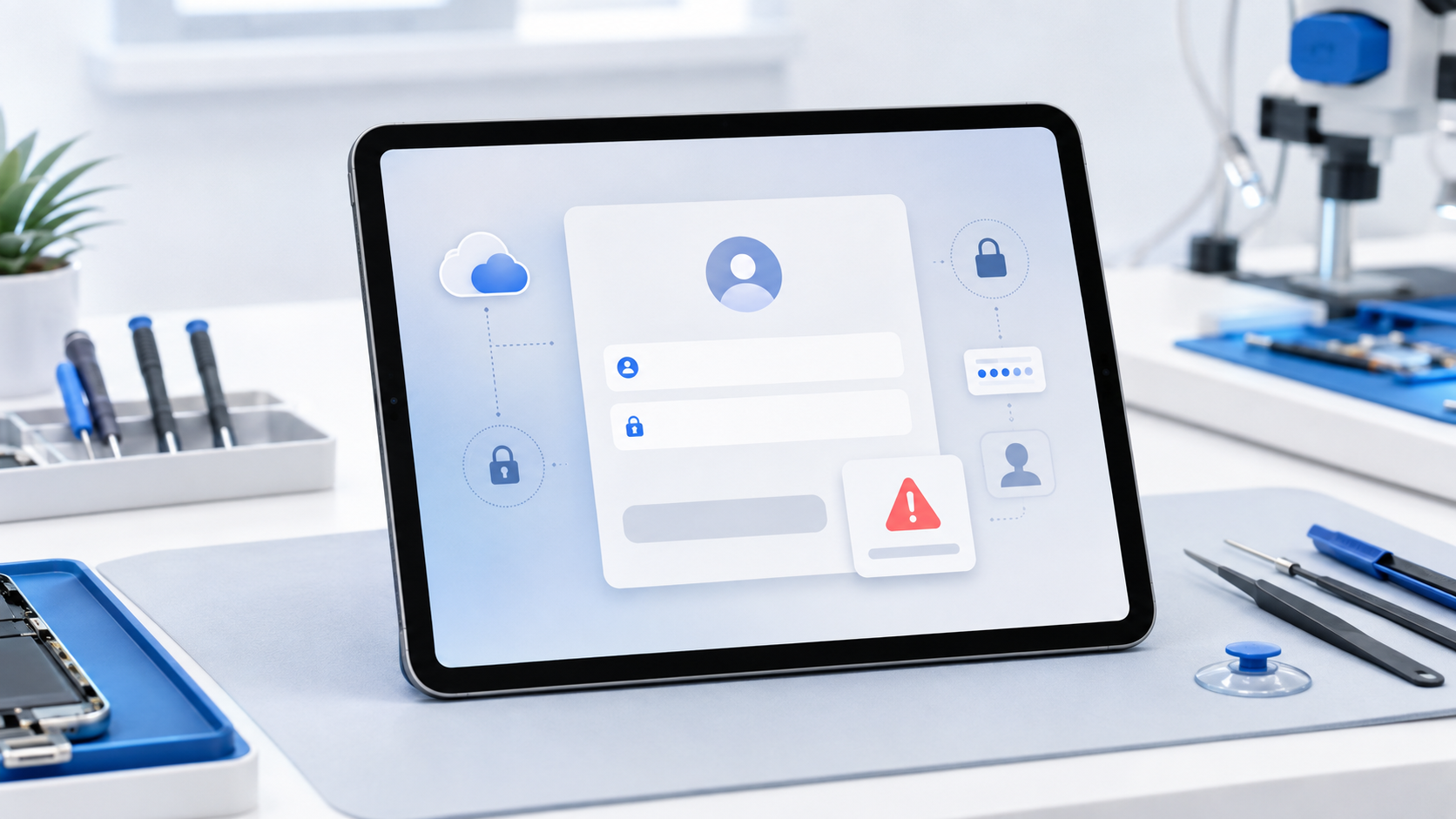 Не удаётся войти в Apple Account на iPad Pro — диагностика MDM и сети