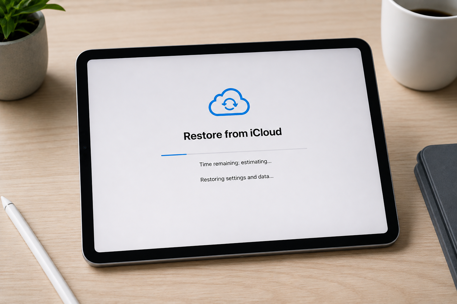 iPad mini не восстанавливается из iCloud Backup — диагностика Wi-Fi и недостающих данных