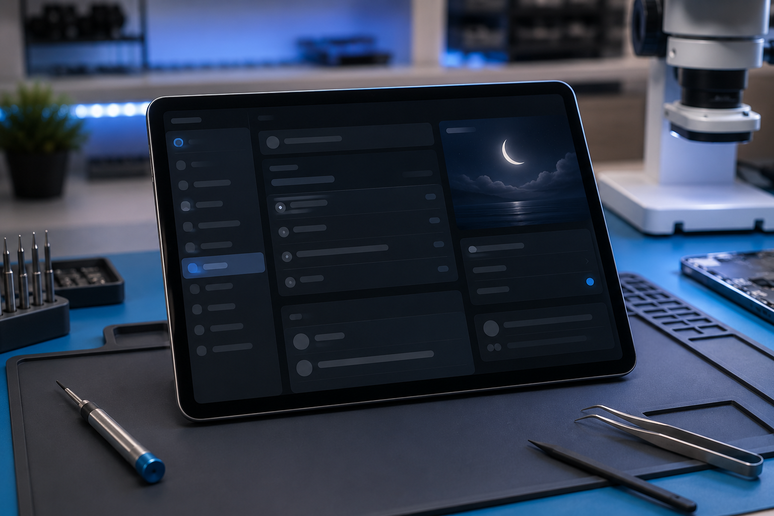 Не работает Dark Mode на iPad mini — диагностика расписания и геолокации