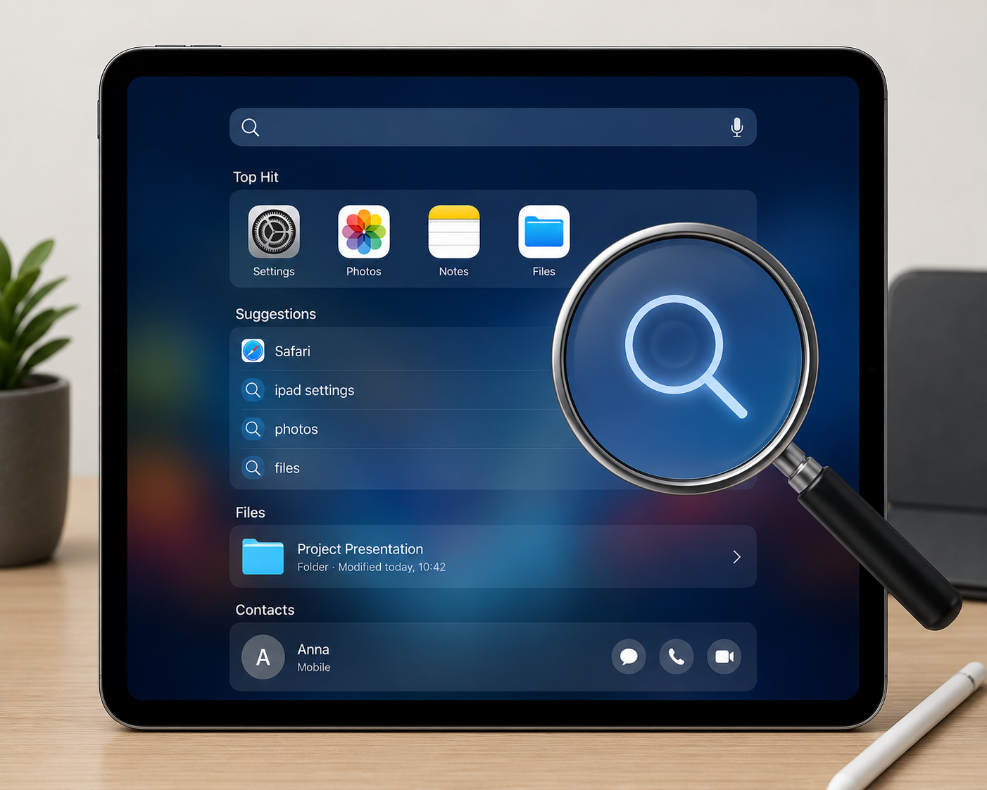 Не работает Spotlight на iPad mini — диагностика Search и App Library