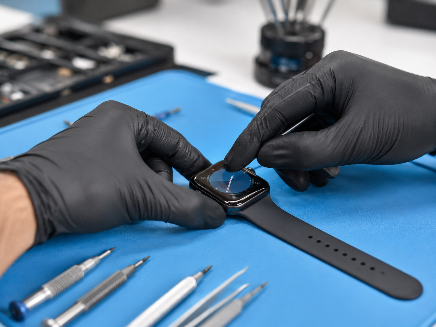 Не работает сенсор Apple Watch Ultra 2 — диагностика Water Lock сапфирового стекла и touch