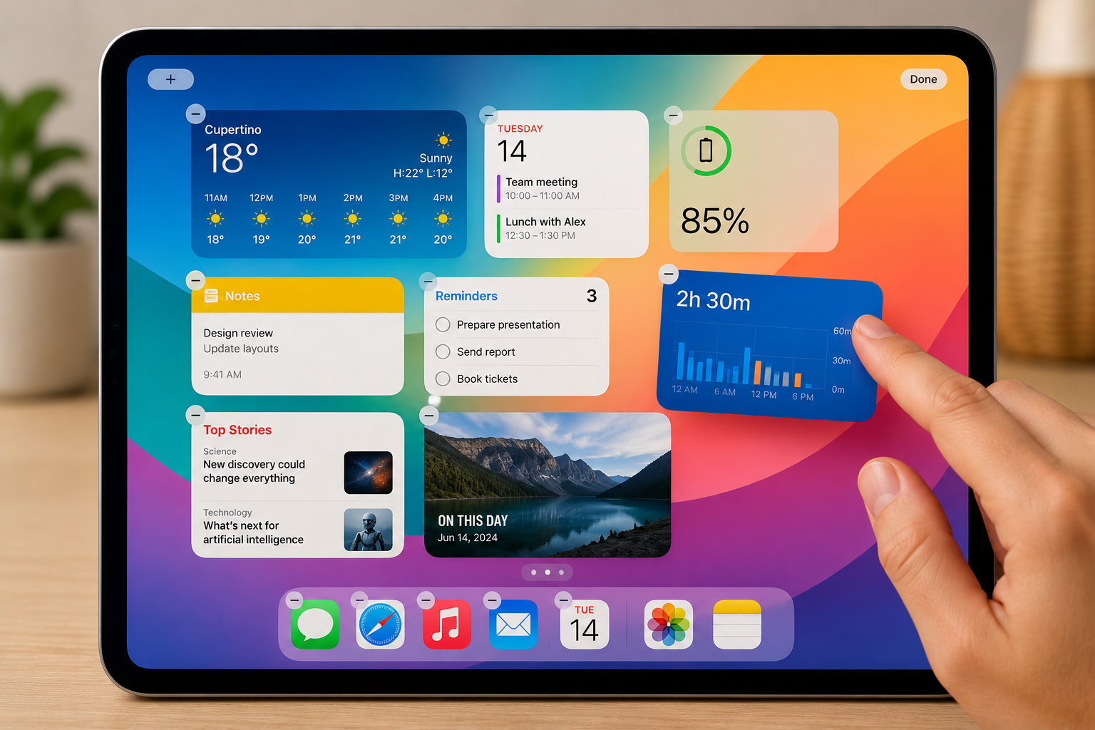 Не работают виджеты на iPad Air — диагностика Smart Stack и данных приложения