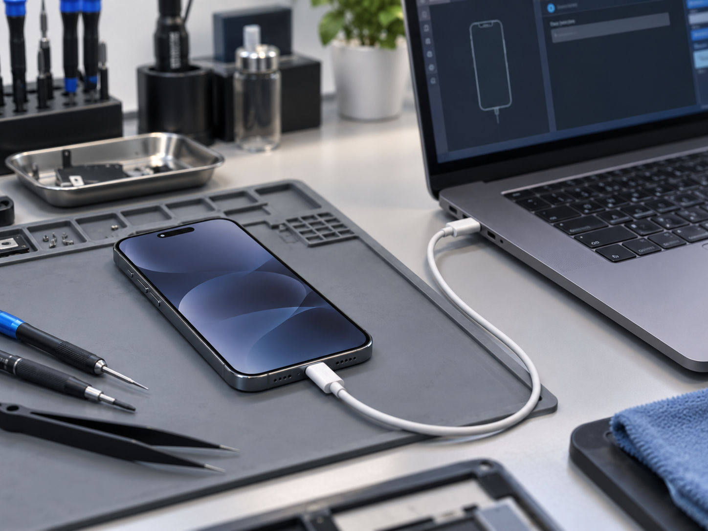 iPhone 15 не подключается к компьютеру