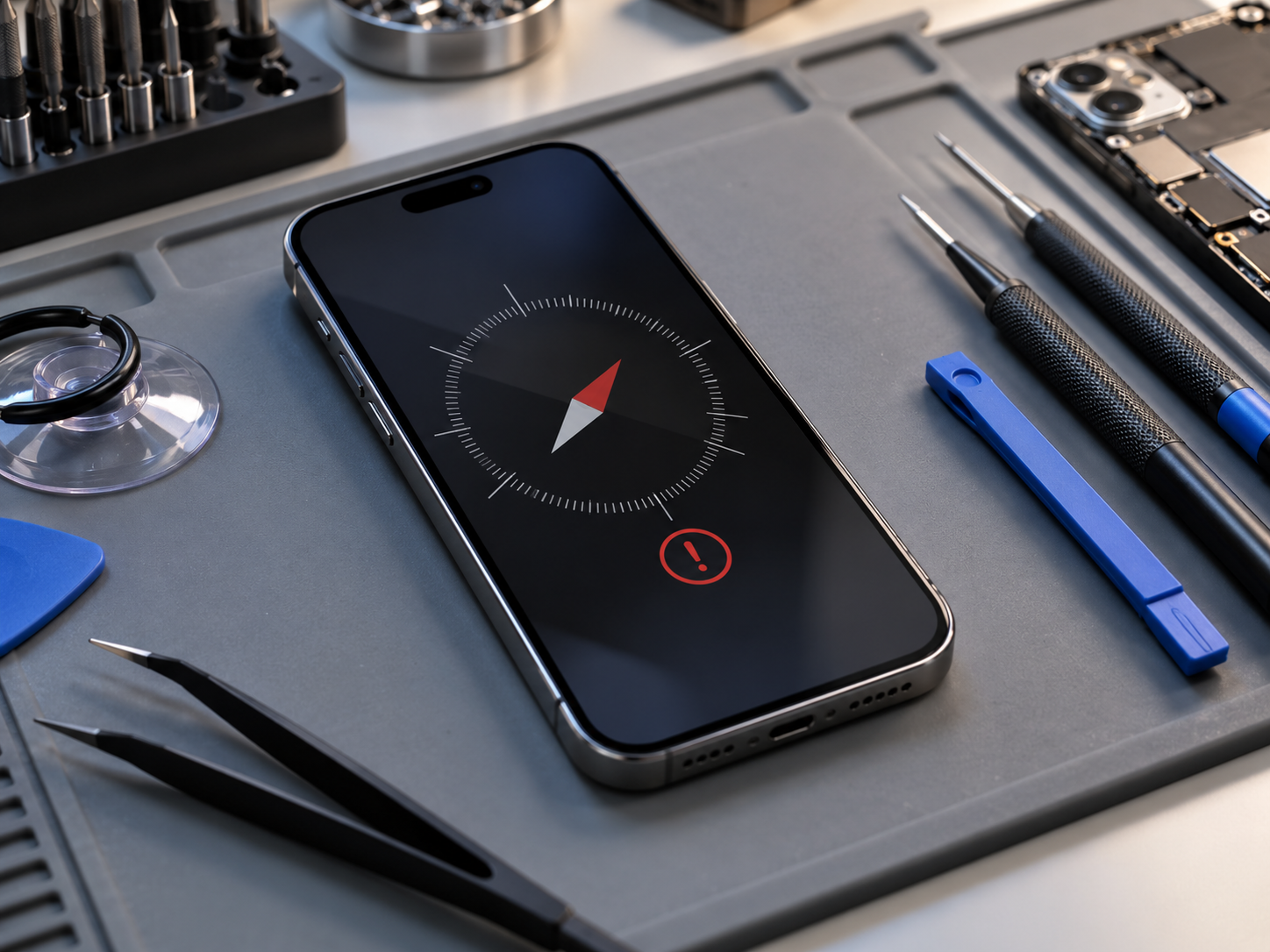 Не работает компас на iPhone 15