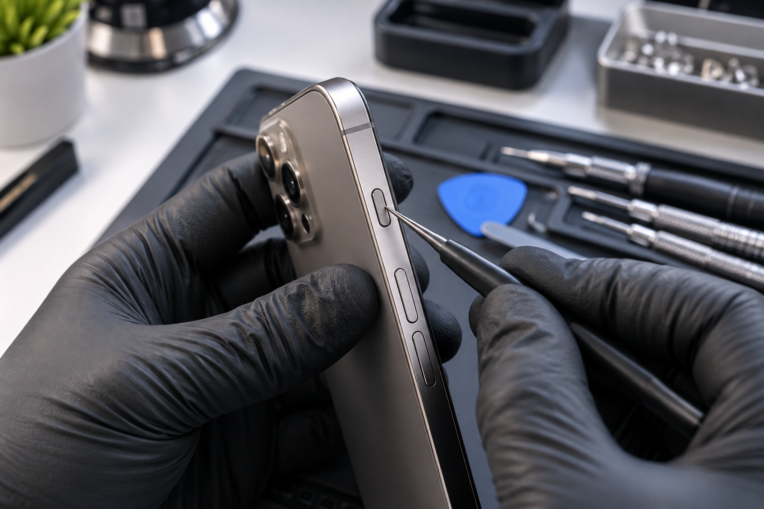 Диагностика кнопки Action Button iPhone 16 Pro Max