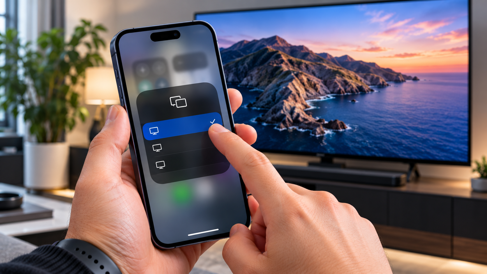 Диагностика AirPlay на iPhone 16 Plus