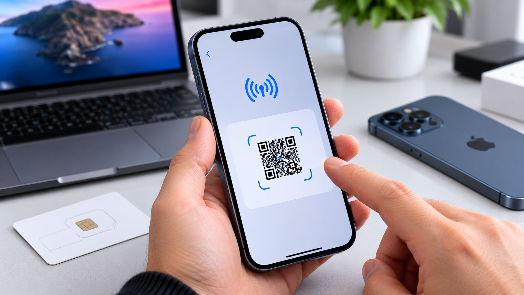 Диагностика eSIM iPhone 16 Plus