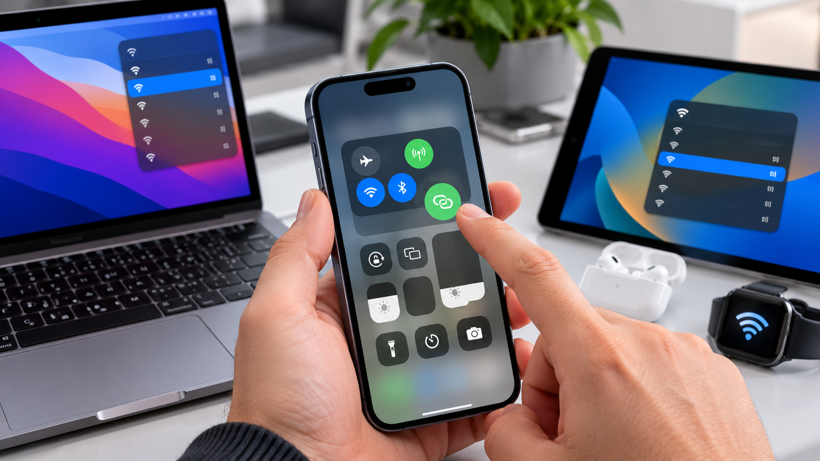 Диагностика режима модема iPhone 16 Plus