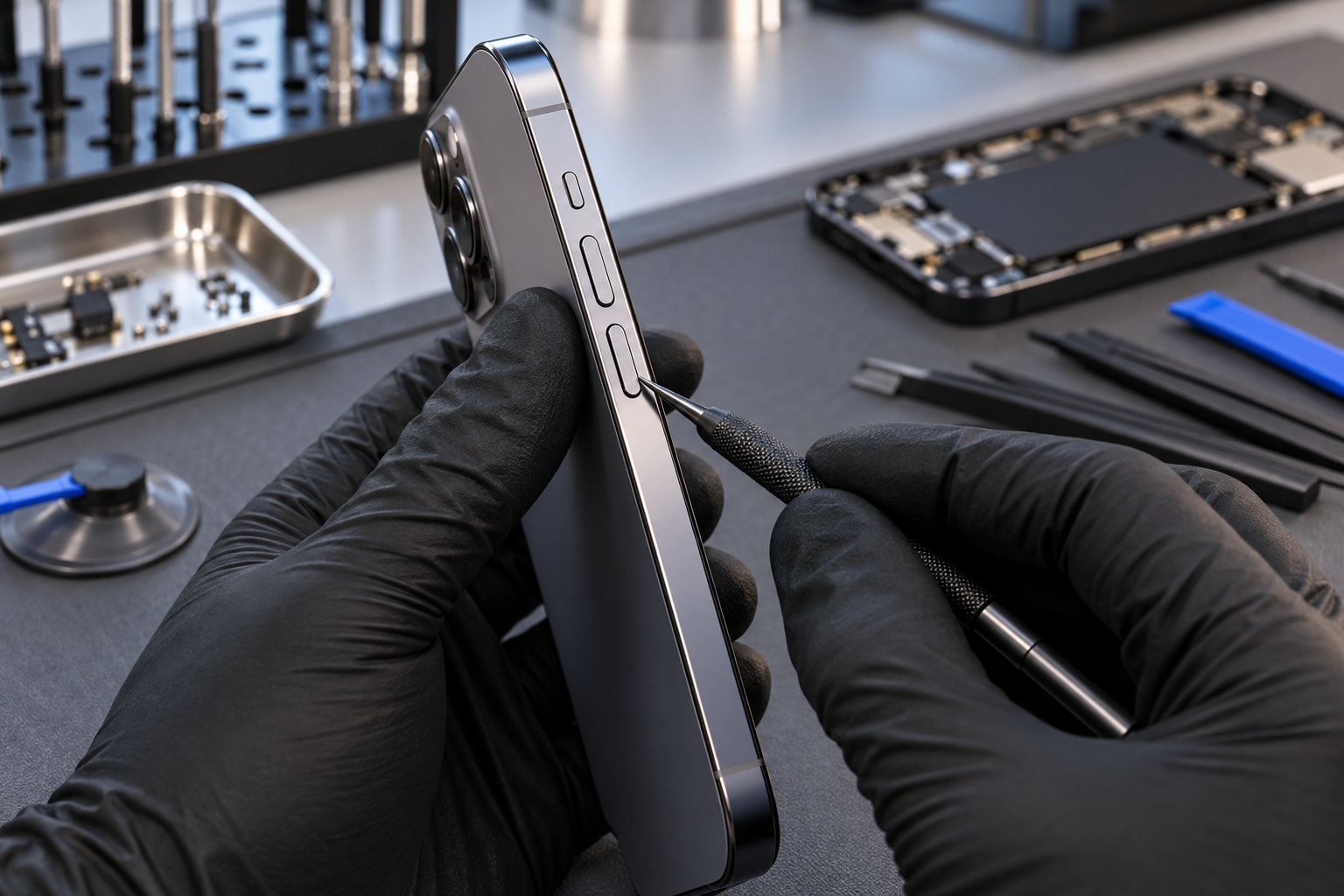 Диагностика кнопок громкости iPhone 16 Plus